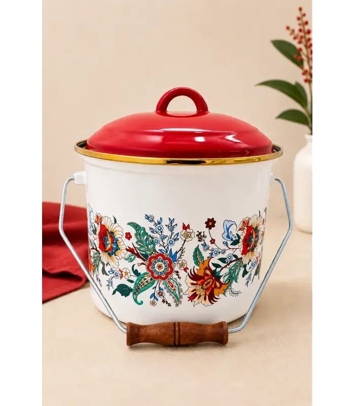 PR Home Magnolia Emaye Bakraç 20 cm