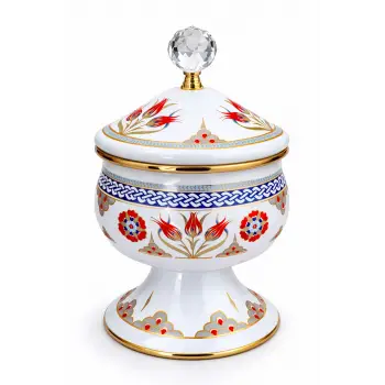 PR Home Lalezar Emaye Ayaklı Şekerlik