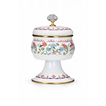 PR Home Defne Emaye Ayaklı Şekerlik