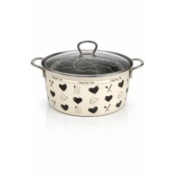 PR Home Enjoy Siyah Emaye Kızartma Tenceresi 22 cm