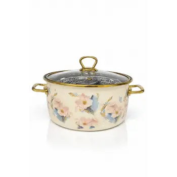 PR Home Flower Emaye Kızartma Tenceresi 22 cm