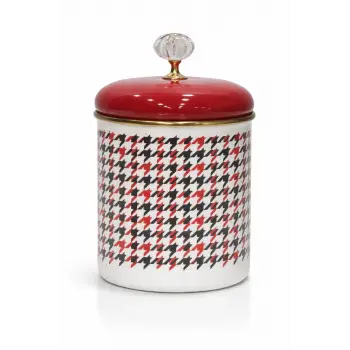 PR Home Forte Red Emaye Baharatlık Kavanoz Orta Boy 12 cm