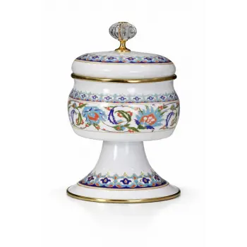 PR Home Hanzade Emaye Ayaklı Şekerlik