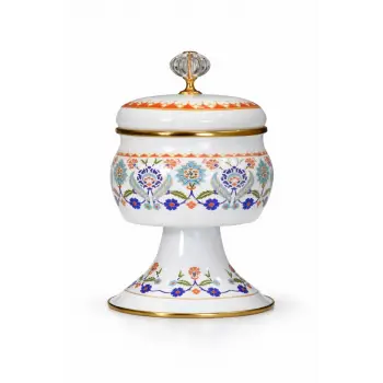 PR Home Humaşah Emaye Ayaklı Şekerlik