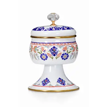 PR Home Neslişah Emaye Ayaklı Şekerlik