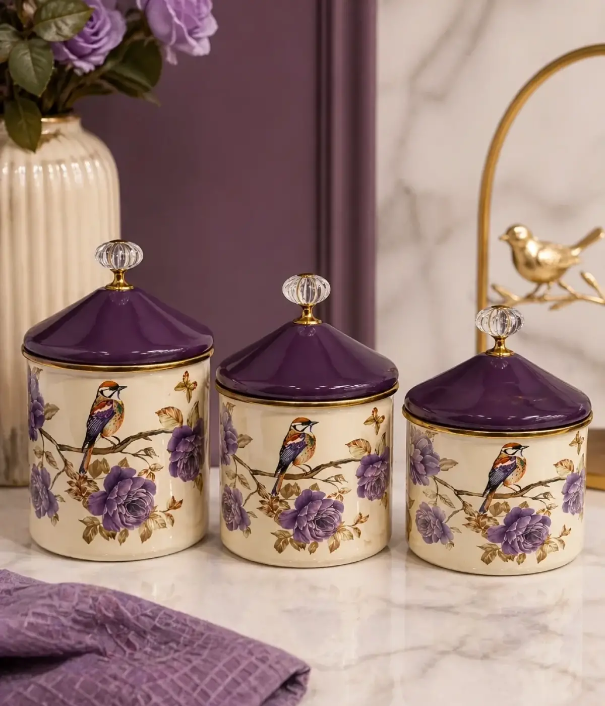 PR Home Fiorella Emaye Baharatlık Seti