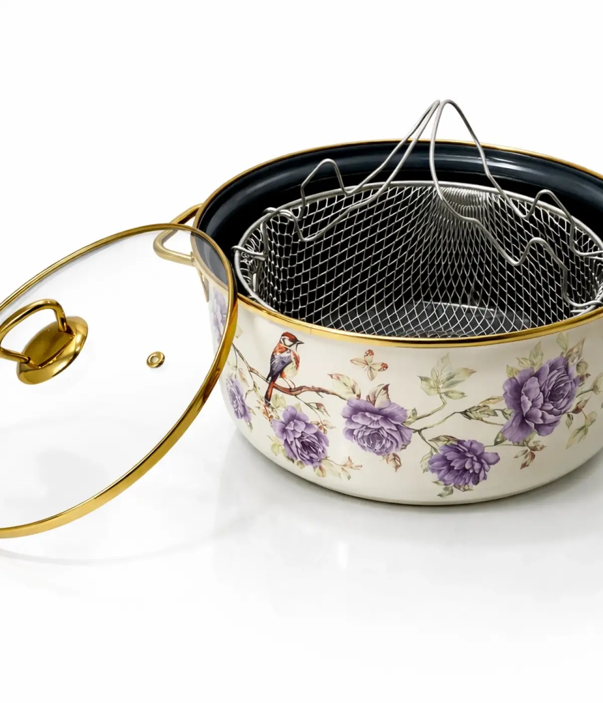 PR Home Fiorella Emaye Kızartma Tenceresi 20 cm