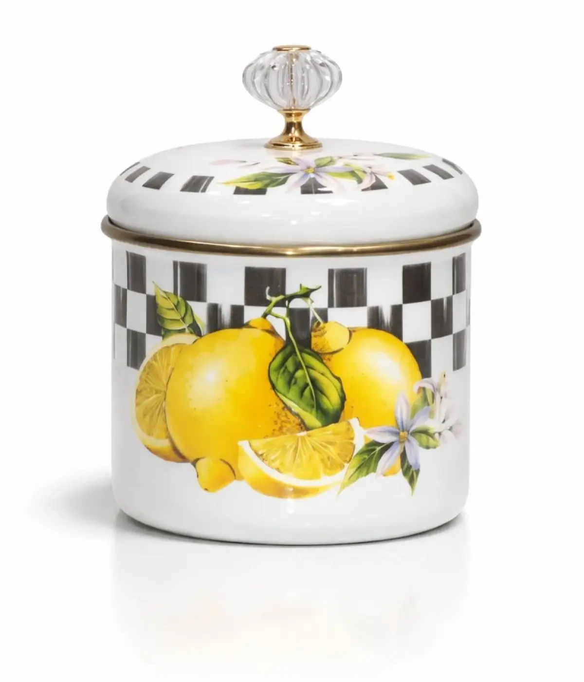 PR Home Limon Emaye Baharatlık Kavanoz Küçük Boy 10 cm