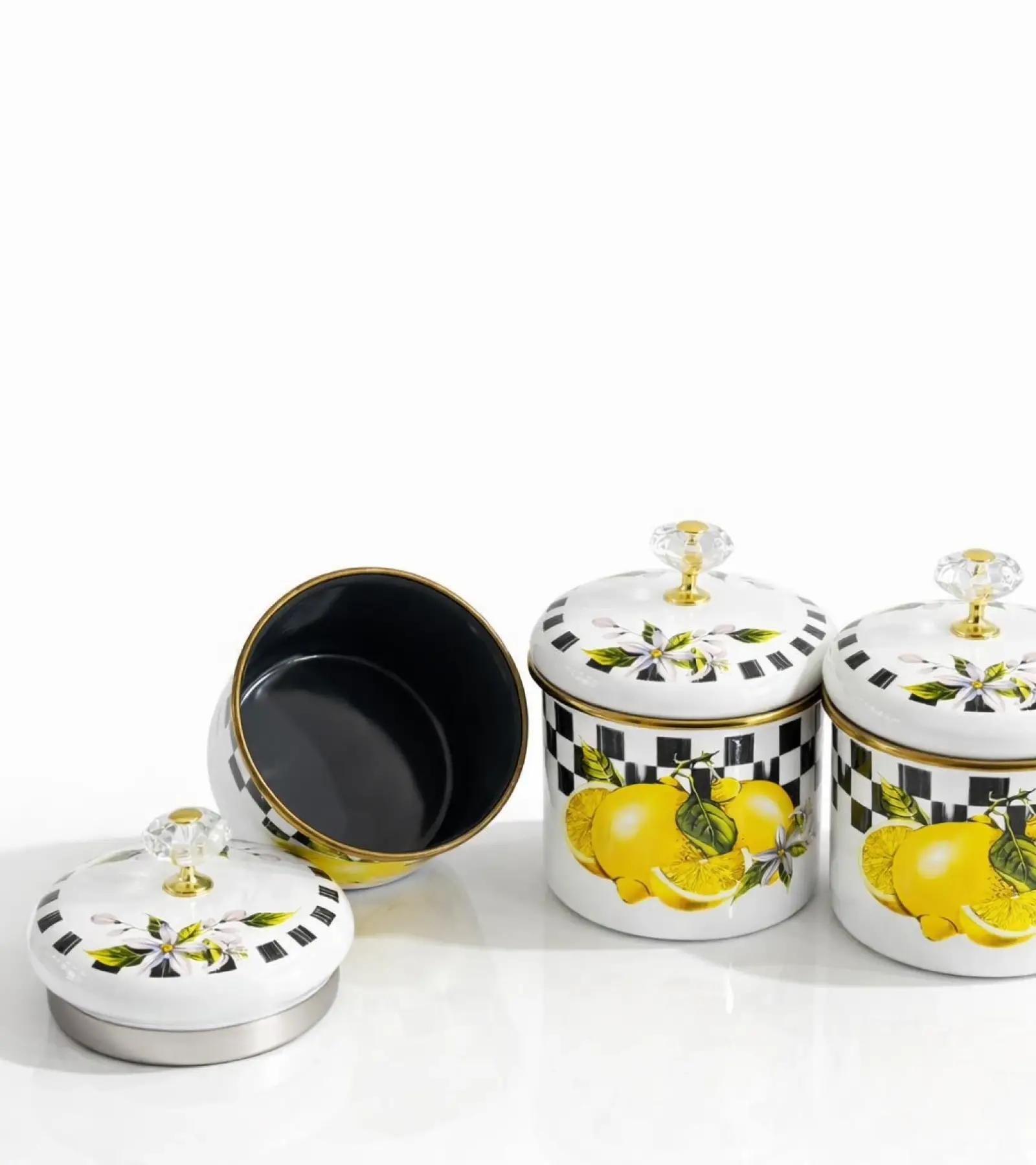 Limon Emaye Baharatlık Seti 10 cm