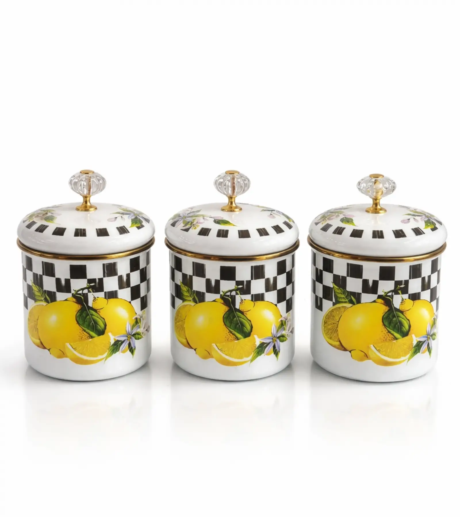 Limon Emaye Baharatlık Seti 12 cm
