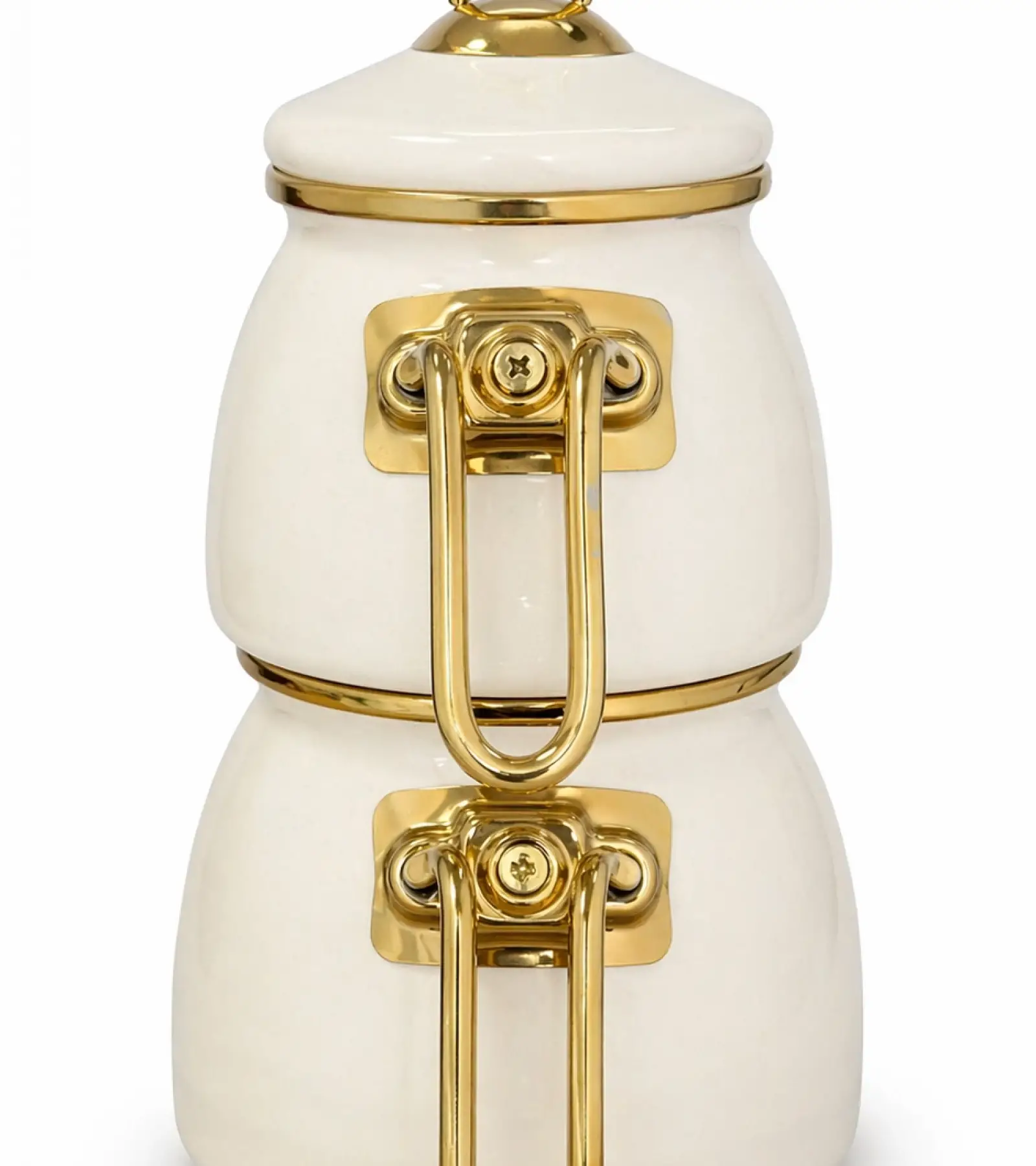 PR Home Krem Mini Model Emaye Çaydanlık