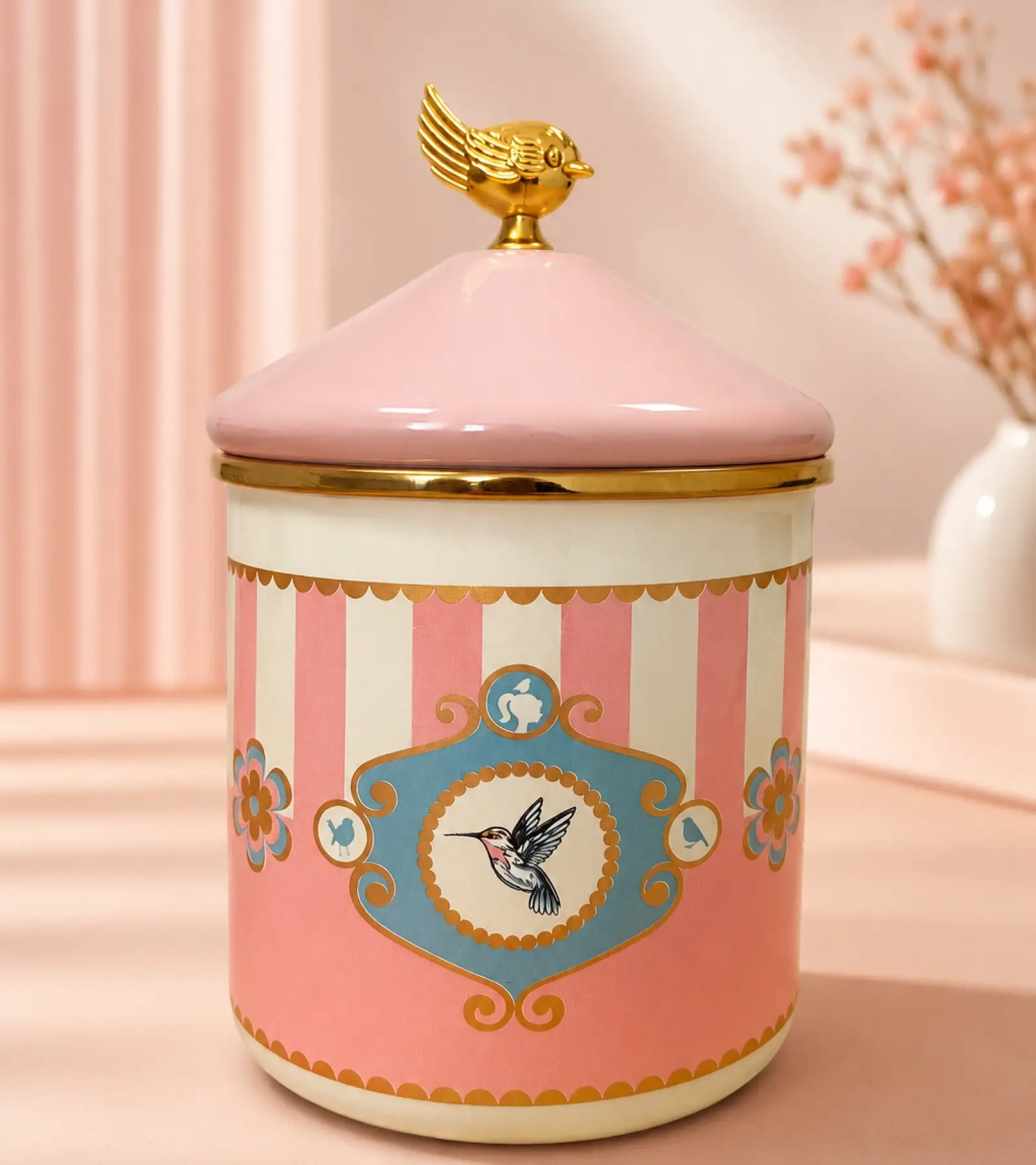 PR Home Alaria Pembe Emaye Baharatlık Seti 12 Cm