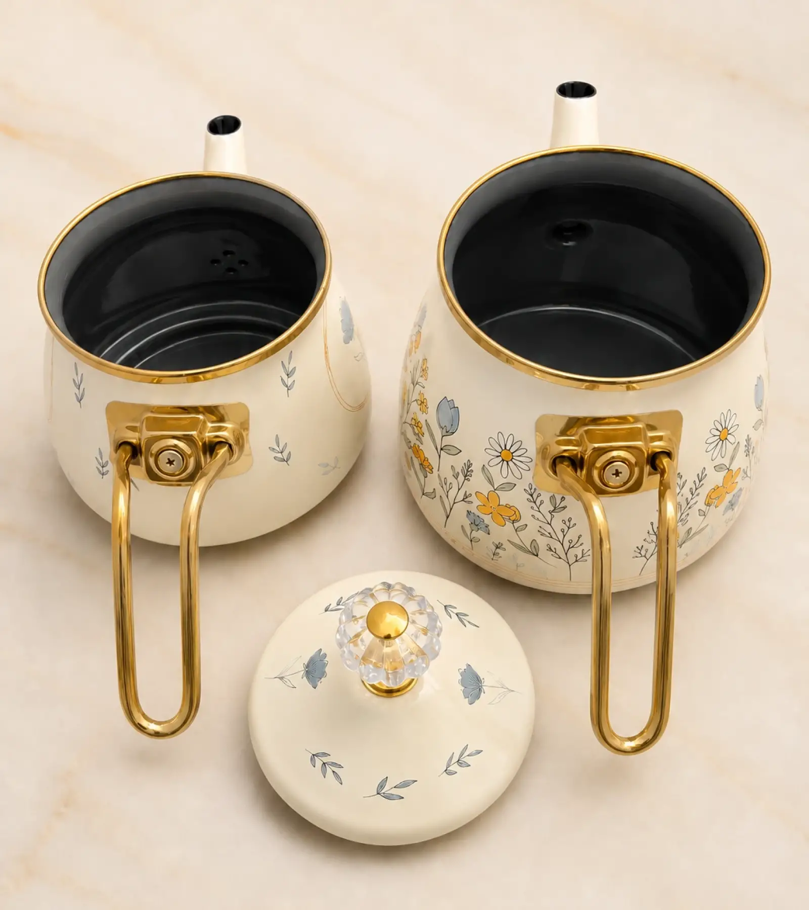 PR Home Anemon Mini Model Emaye Çaydanlık