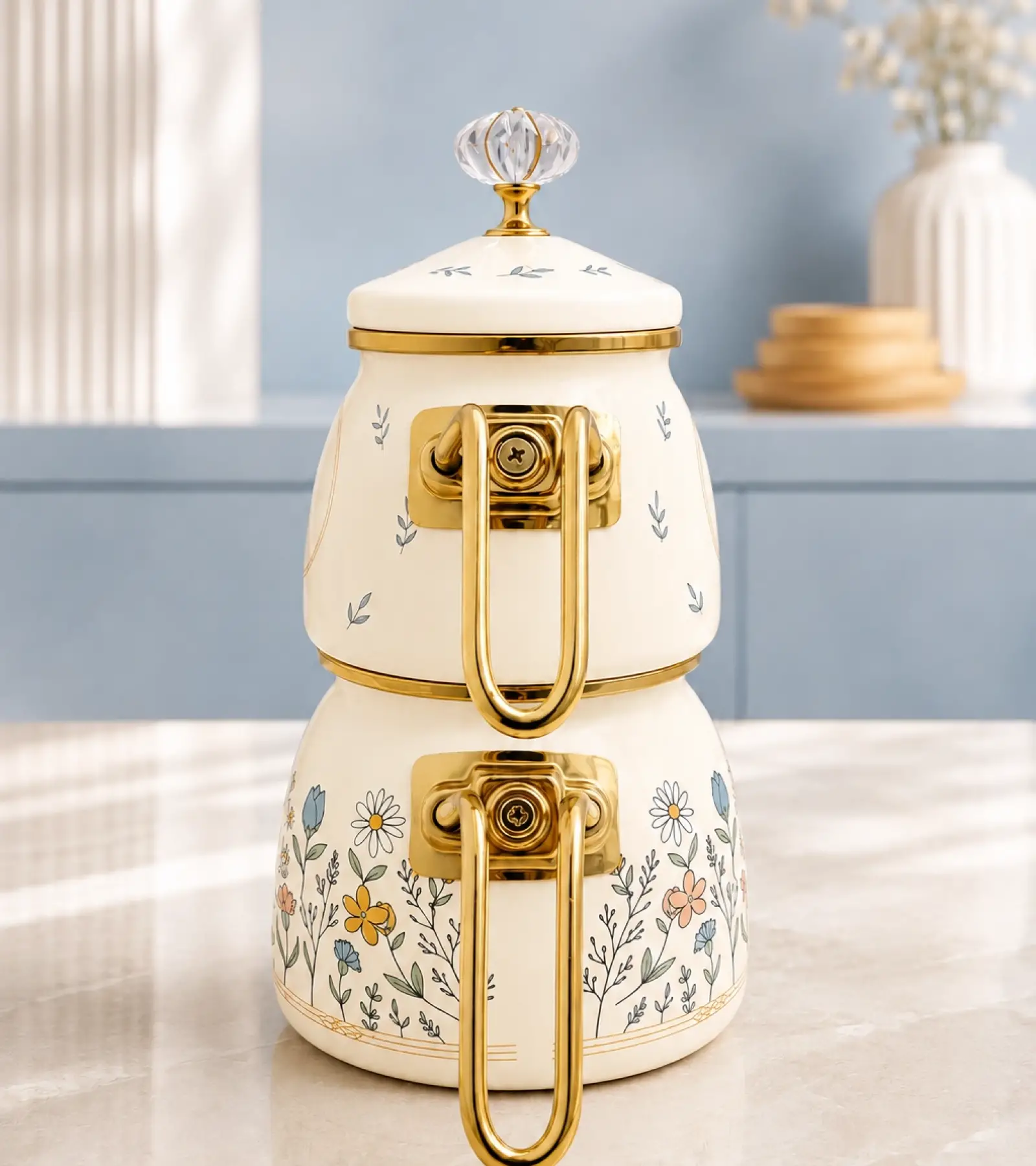 PR Home Anemon Mini Model Emaye Çaydanlık
