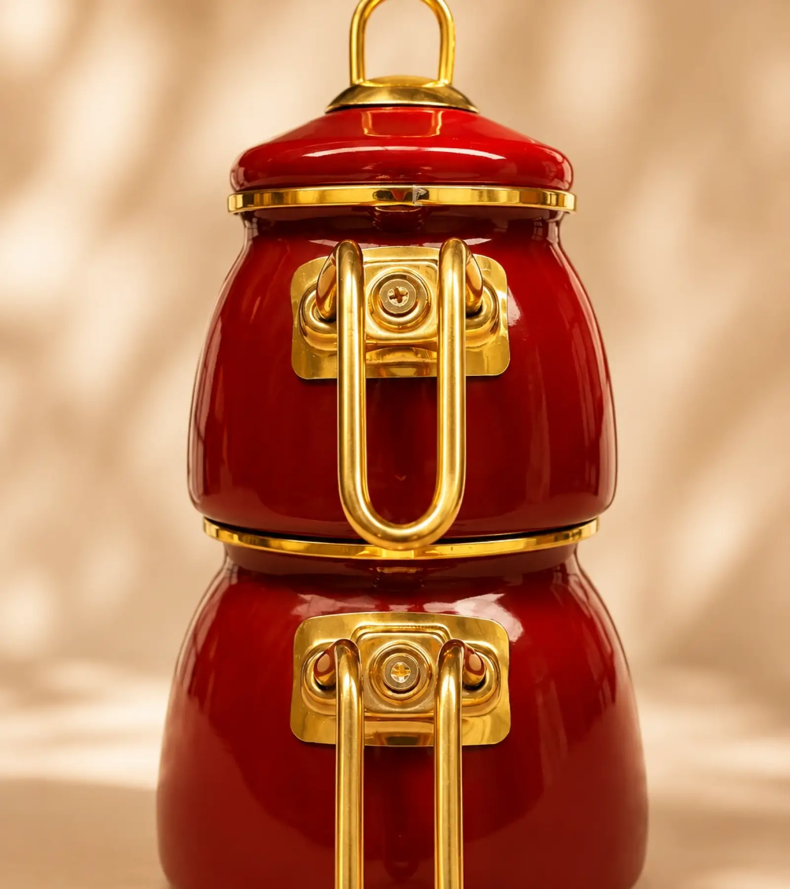 PR Home Bordo Mini Model Emaye Çaydanlık