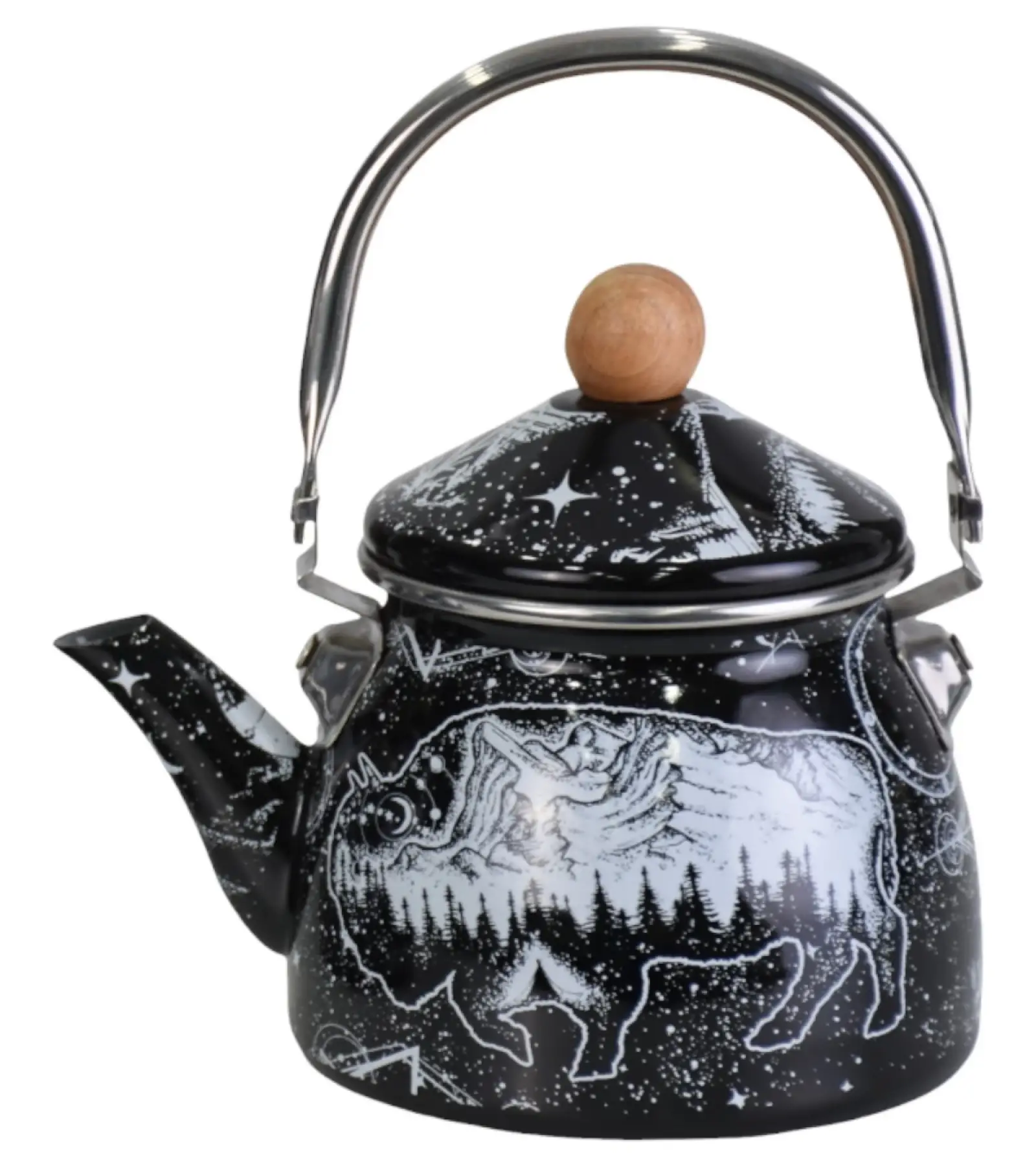 Buffalo Emaye Demlik Kettle Küçük 1.1 LT