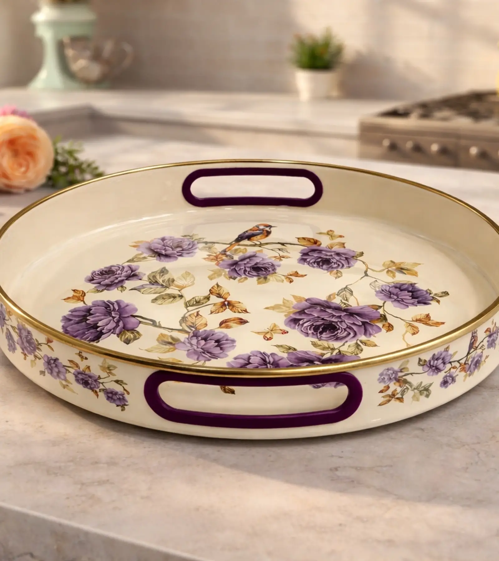PR Home Fiorella Emaye Tepsi 28 cm