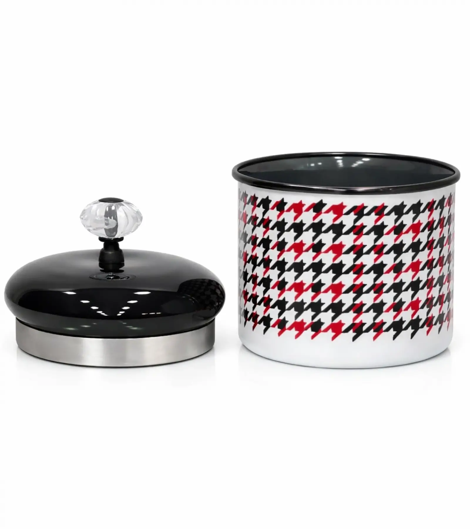 PR Home Forte Black Emaye Baharatlık Kavanoz Küçük Boy 10 cm
