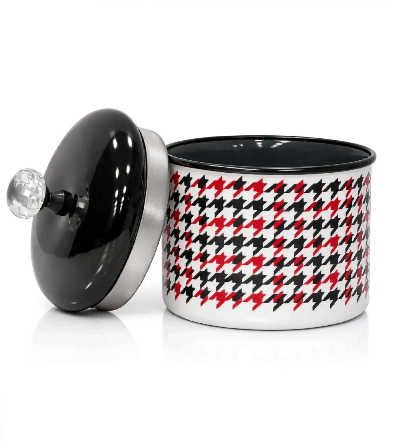 PR Home Forte Black Emaye Baharatlık Kavanoz Küçük Boy 10 cm