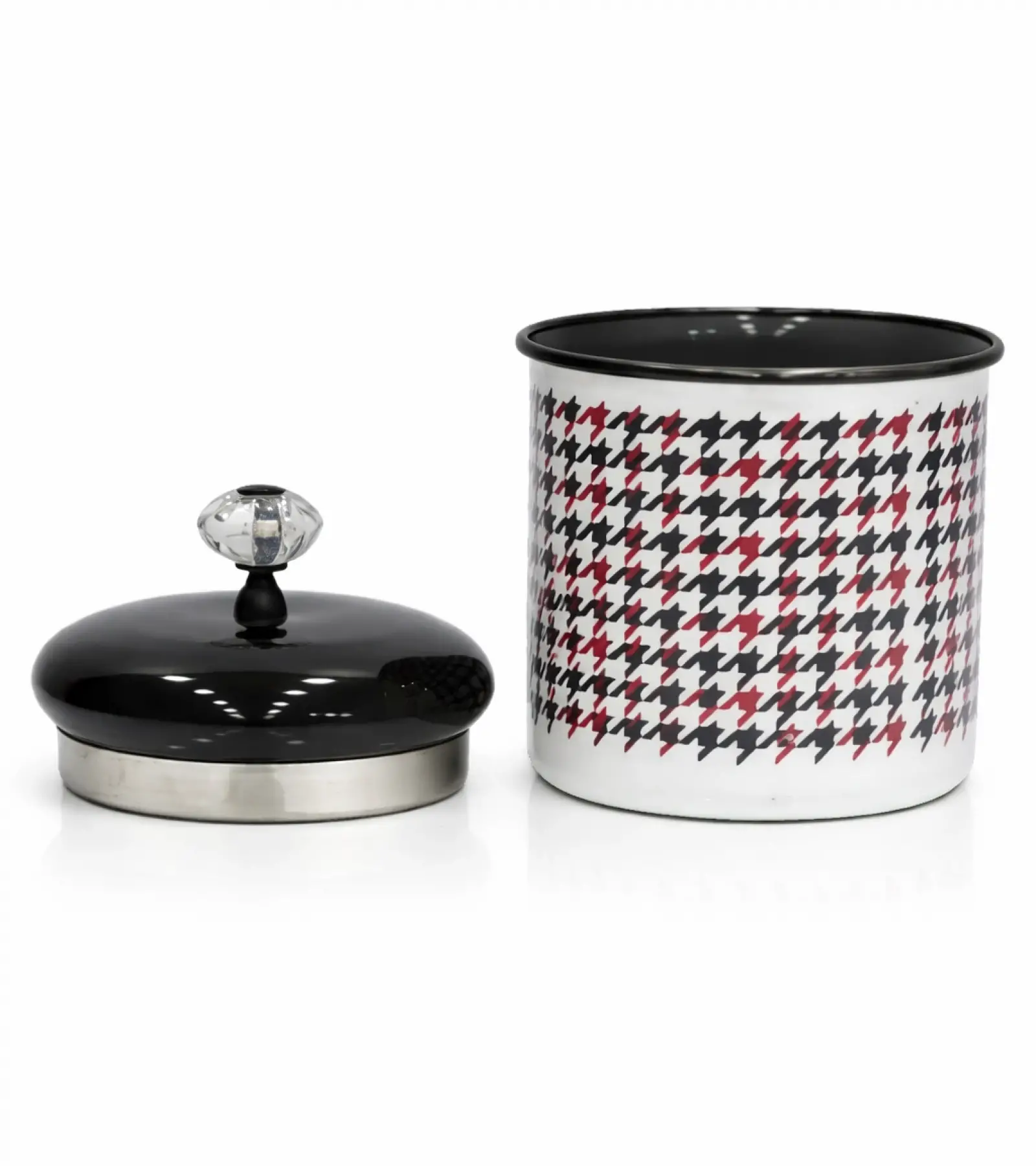 PR Home Forte Black Emaye Baharatlık Kavanoz Orta Boy 12 cm