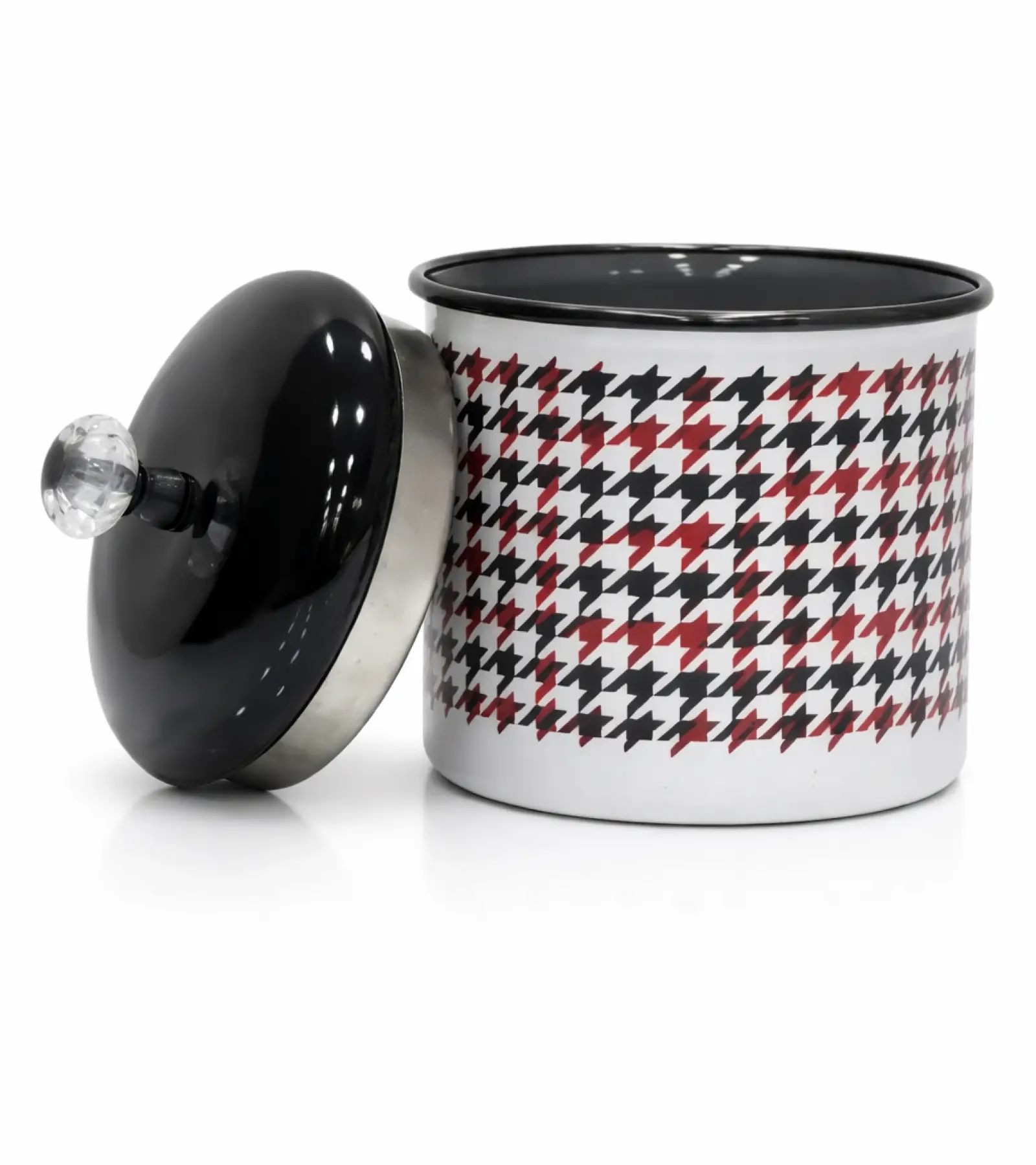 PR Home Forte Black Emaye Baharatlık Kavanoz Orta Boy 12 cm