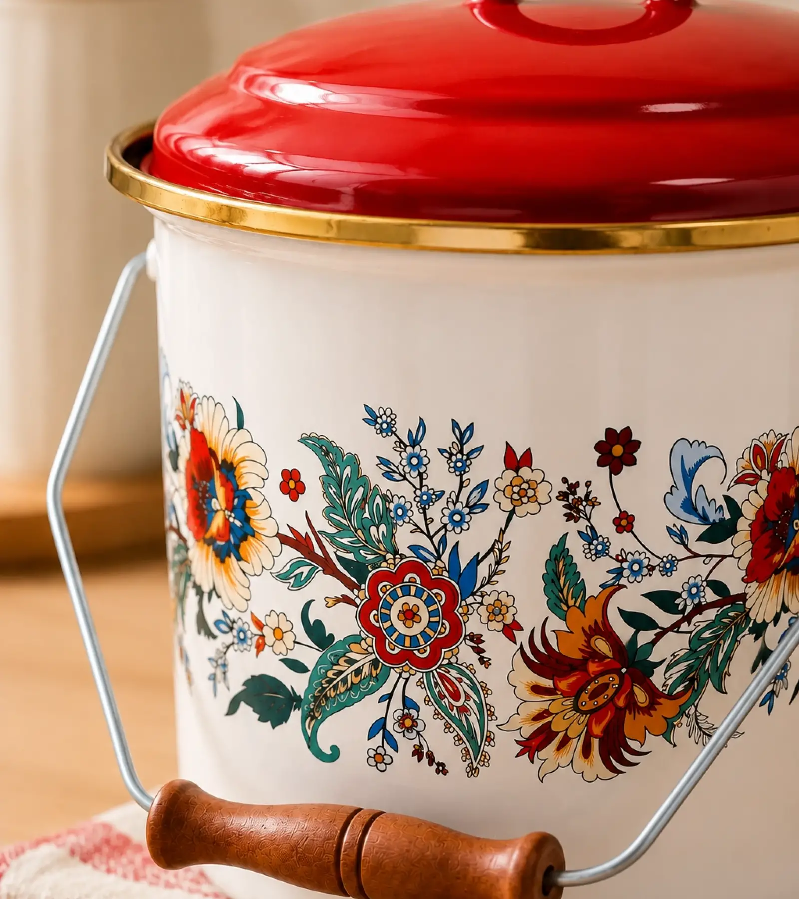 PR Home Magnolia Emaye Bakraç 20 cm