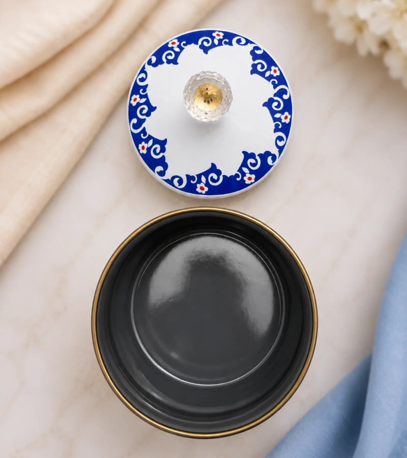 PR Home Neslişah Emaye Ayaklı Şekerlik