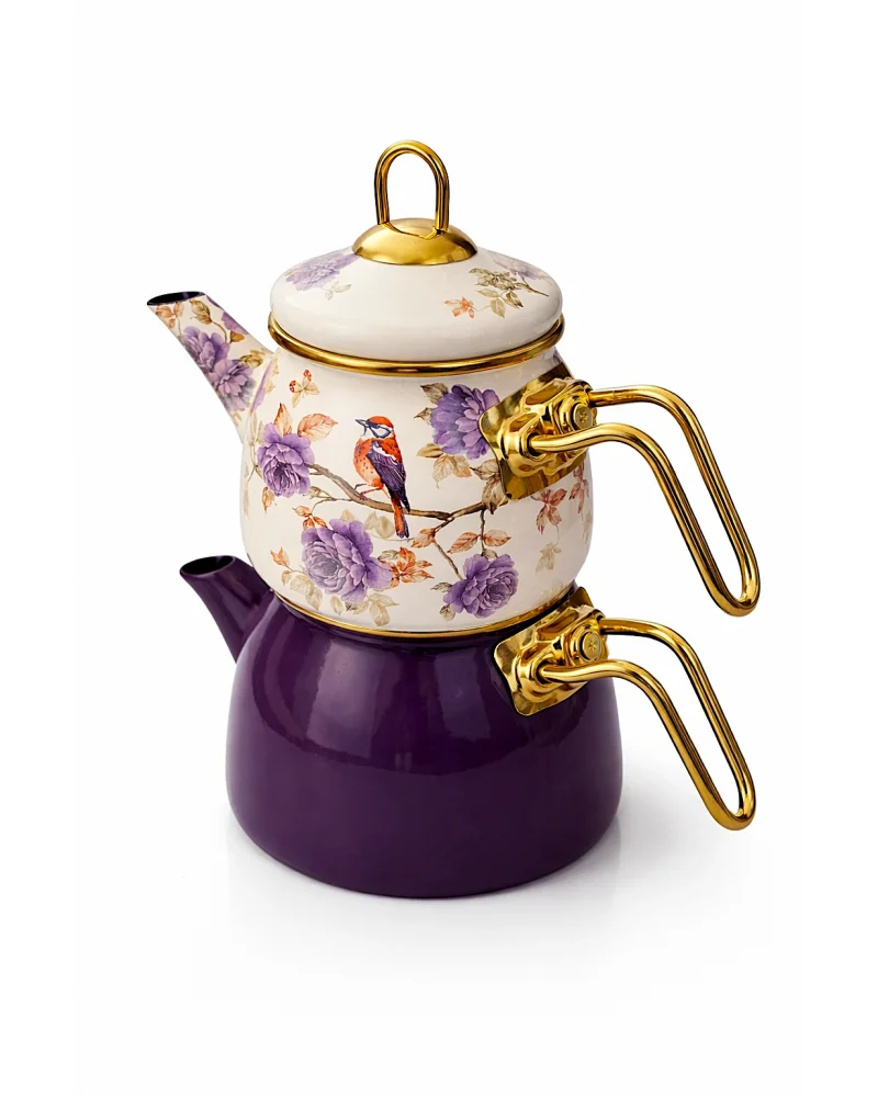 PR Home Fiorella Mini Model Emaye Çaydanlık