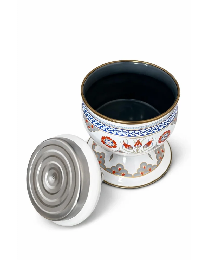 PR Home Lalezar Emaye Ayaklı Şekerlik