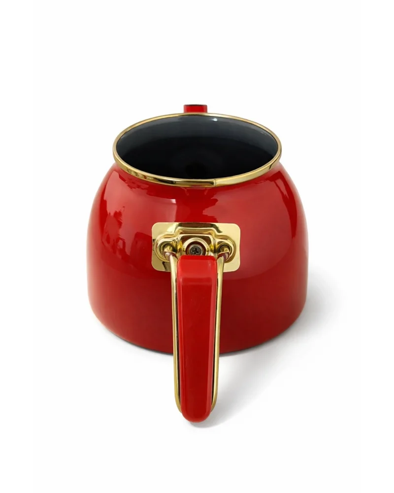 PR Home Magnolia Rose Model Emaye Çaydanlık