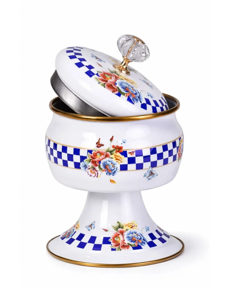 PR Home Allegro Emaye Ayaklı Şekerlik