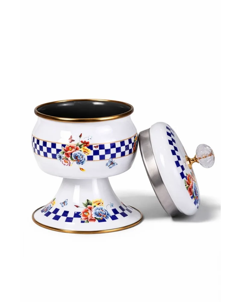 PR Home Allegro Emaye Ayaklı Şekerlik