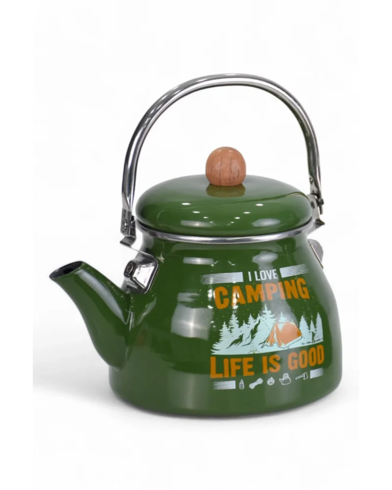 PR Home Camping Emaye Demlik Kettle Büyük 2.1 LT