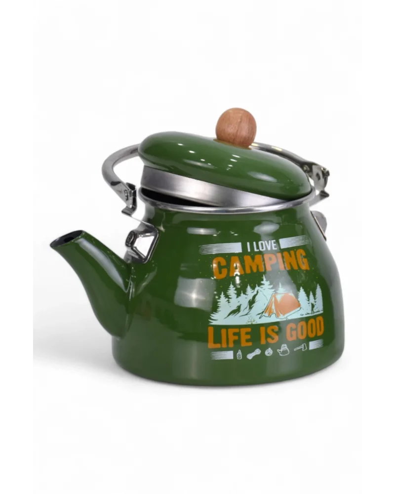PR Home Camping Emaye Demlik Kettle Büyük 2.1 LT