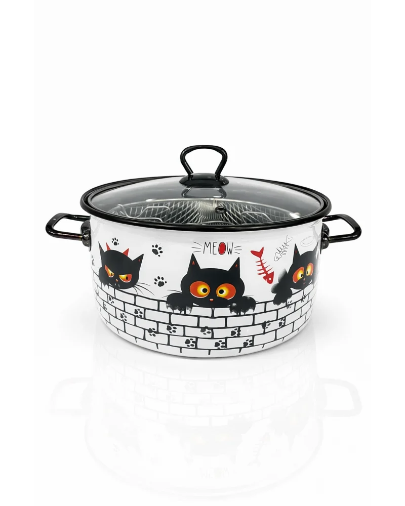 PR Home Cat Emaye Kızartma Tenceresi 22 cm