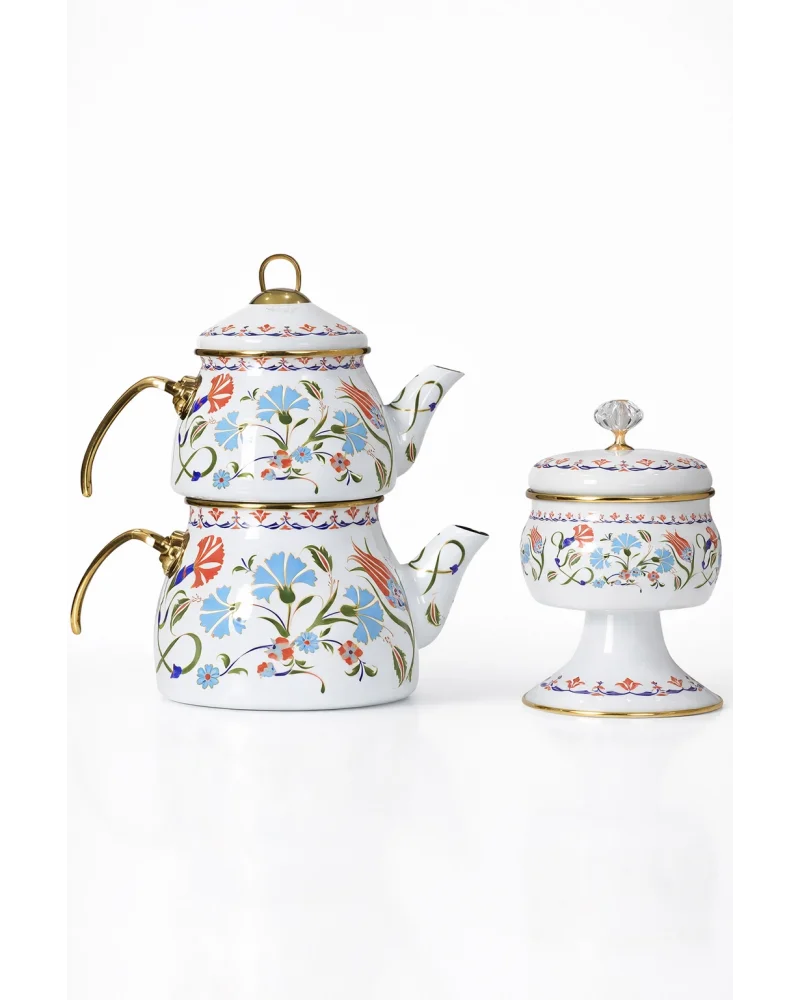 PR Home Defne Emaye Ayaklı Şekerlik