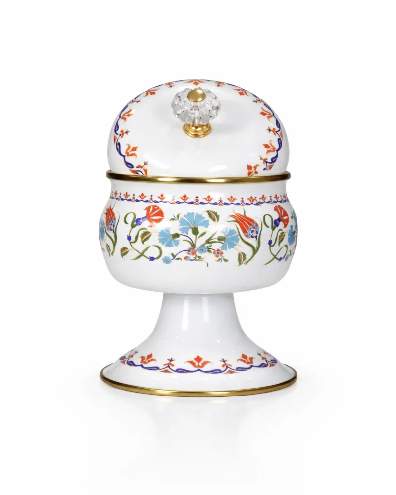 PR Home Defne Emaye Ayaklı Şekerlik