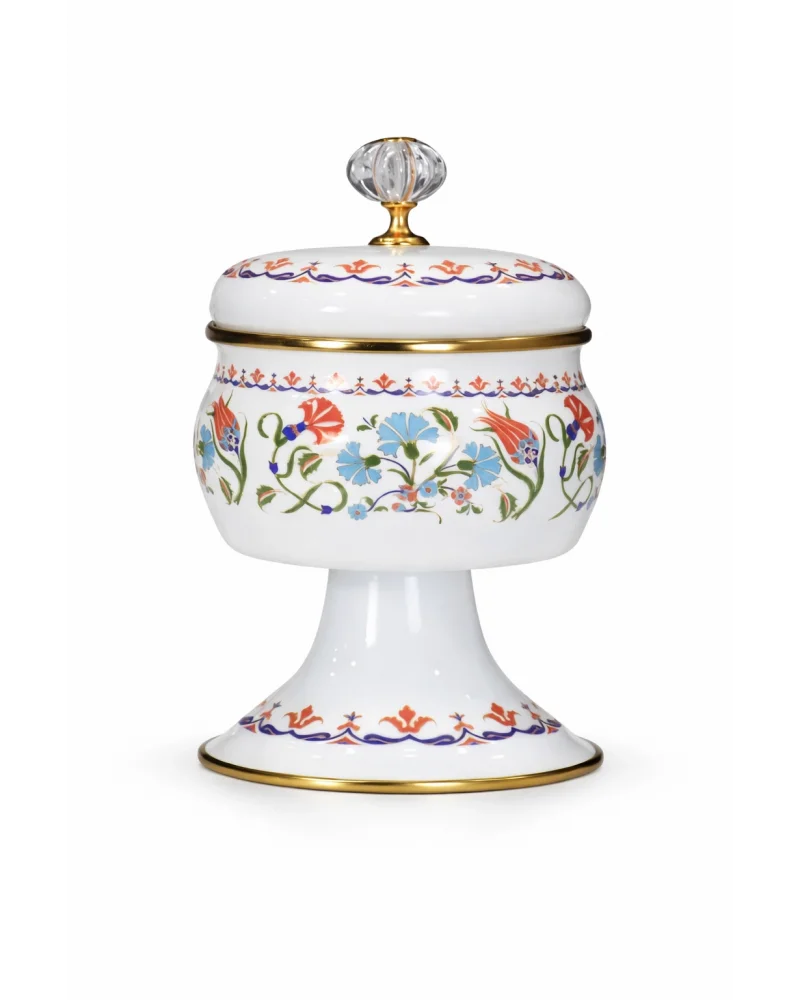 PR Home Defne Emaye Ayaklı Şekerlik