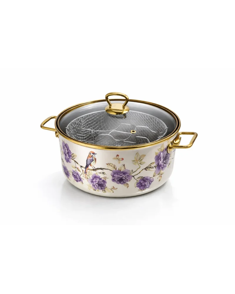 PR Home Fiorella Emaye Kızartma Tenceresi 18 cm