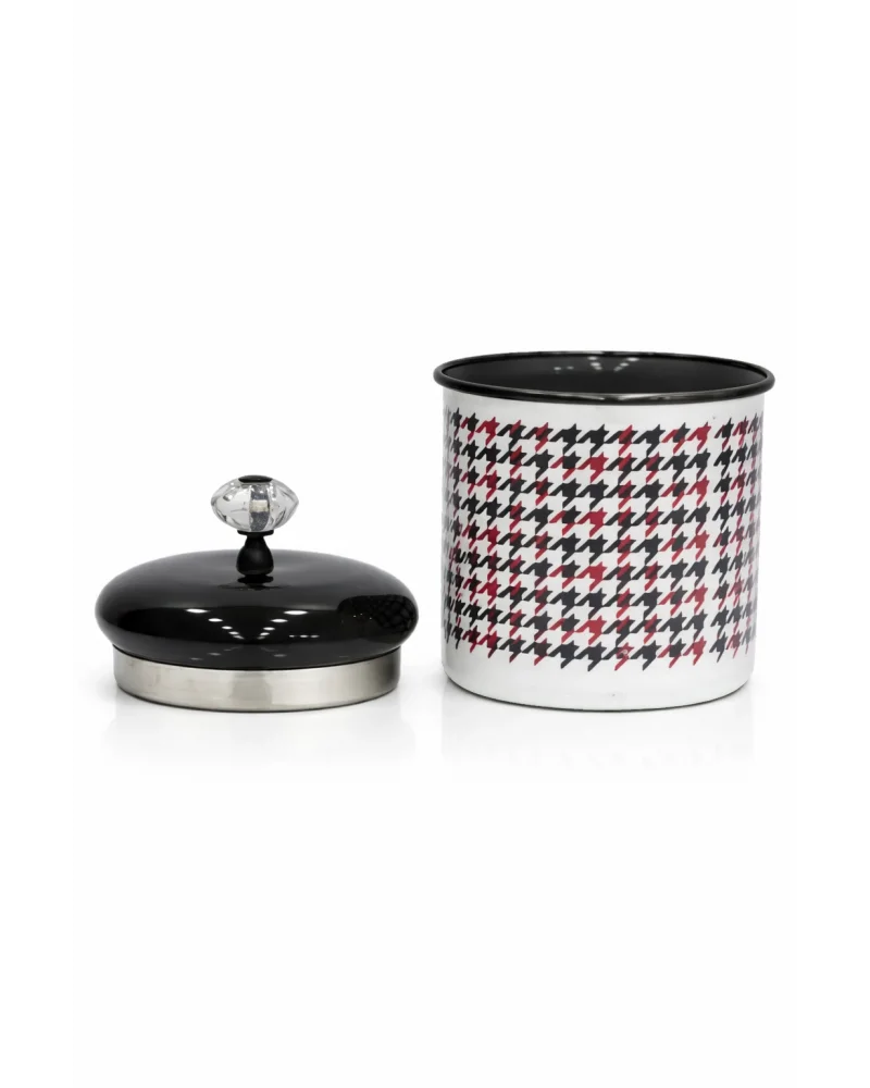 PR Home Forte Black Emaye Baharatlık Kavanoz Orta Boy 12 cm