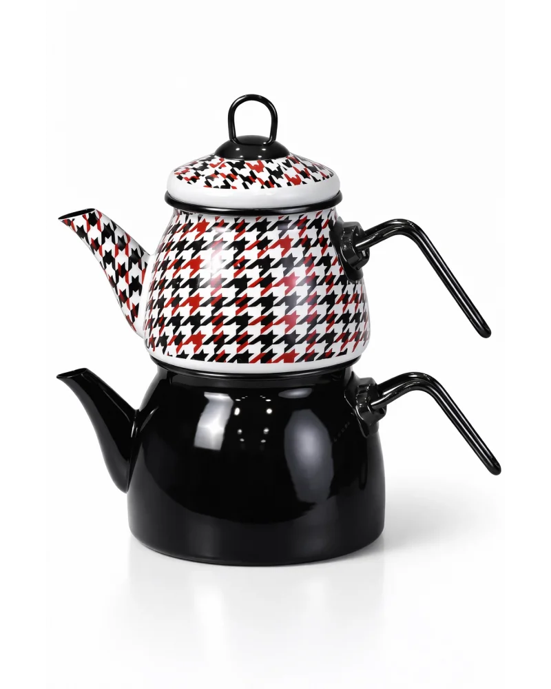 PR Home Forte Black Mini Model Emaye Çaydanlık