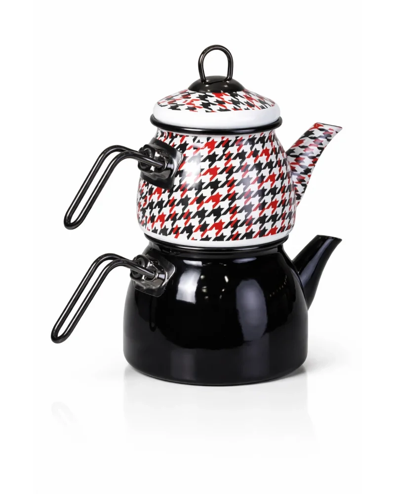 PR Home Forte Black Mini Model Emaye Çaydanlık