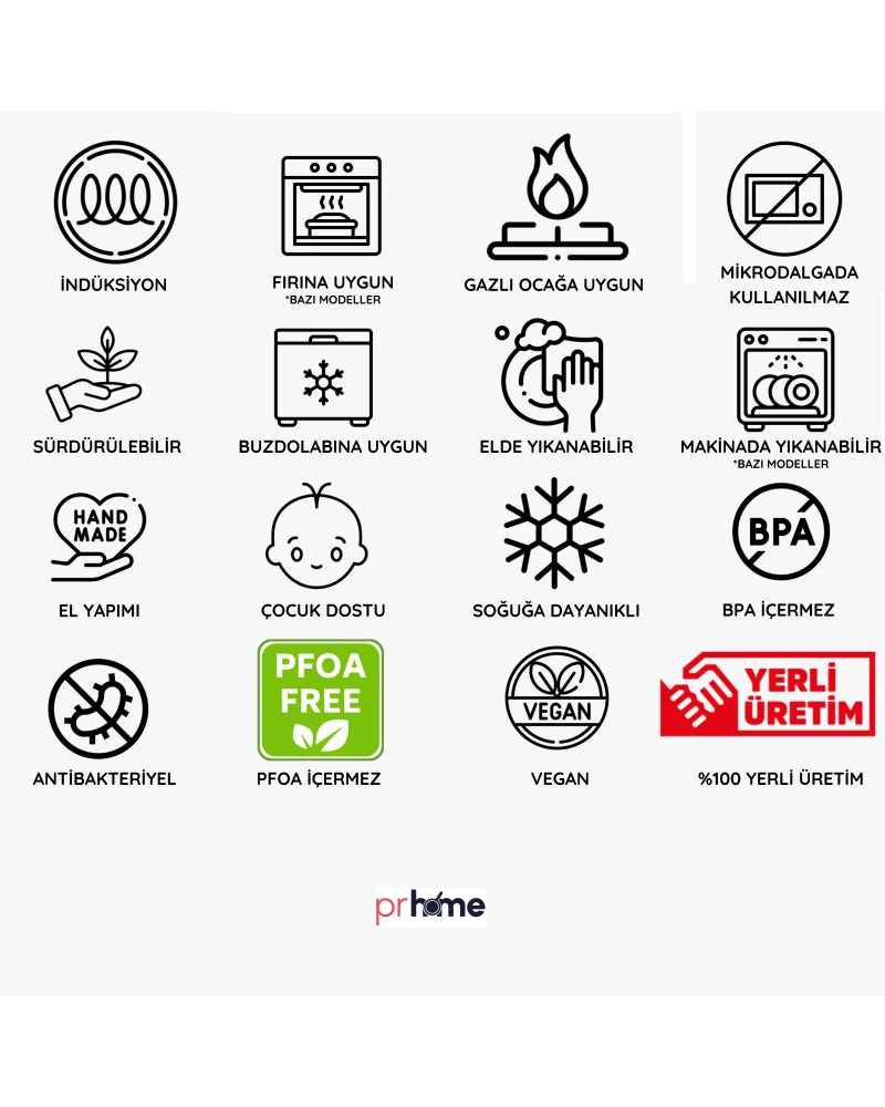 PR Home Fiorella Emaye Tepsi 28 cm