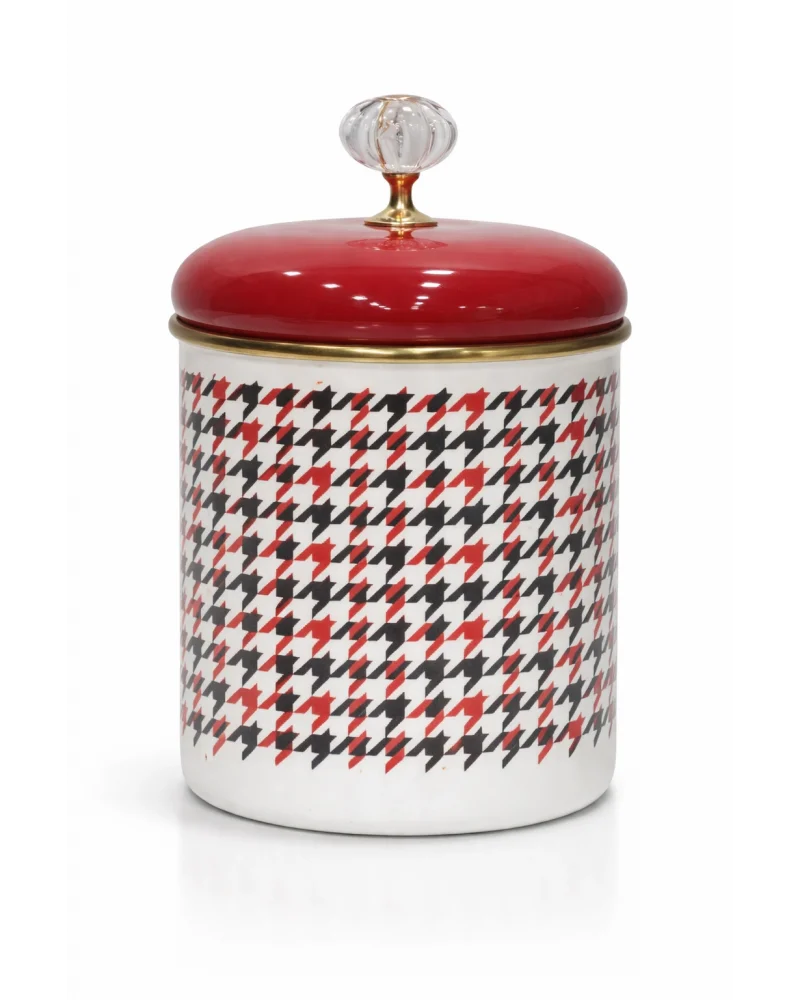 PR Home Forte Red Emaye Baharatlık Kavanoz Orta Boy 12 cm