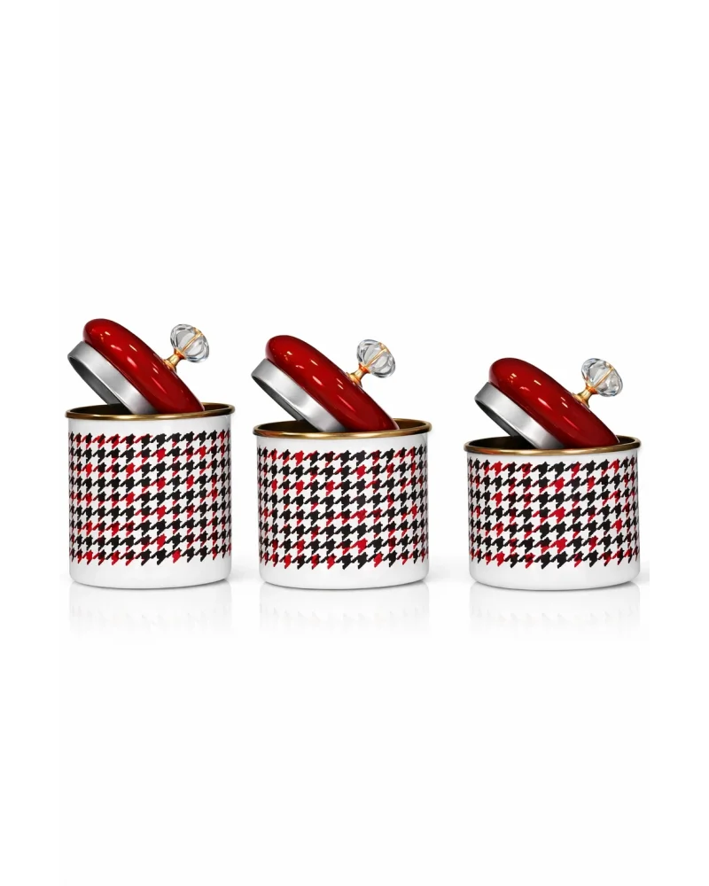 PR Home Forte Red Emaye Baharatlık Seti