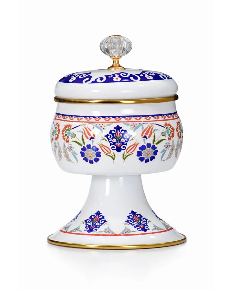 PR Home Neslişah Emaye Ayaklı Şekerlik