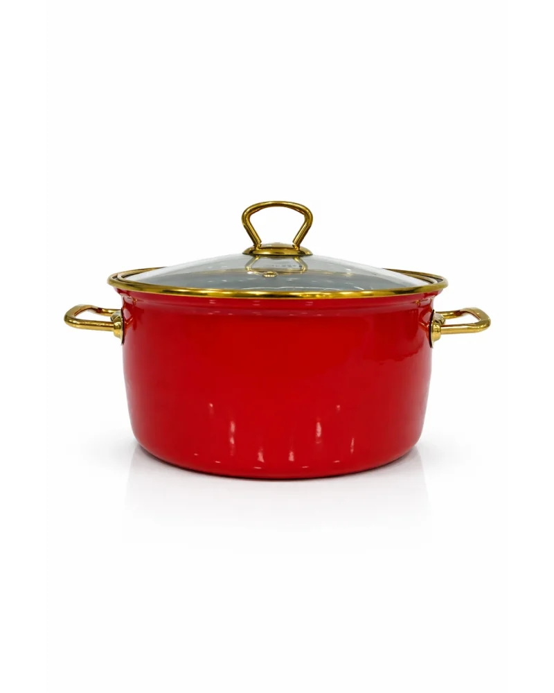 PR Home Red Emaye Kızartma Tenceresi 22 cm