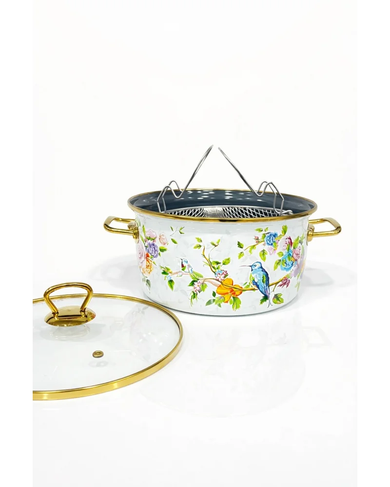 PR Home Sparrow Emaye Kızartma Tenceresi 22 cm