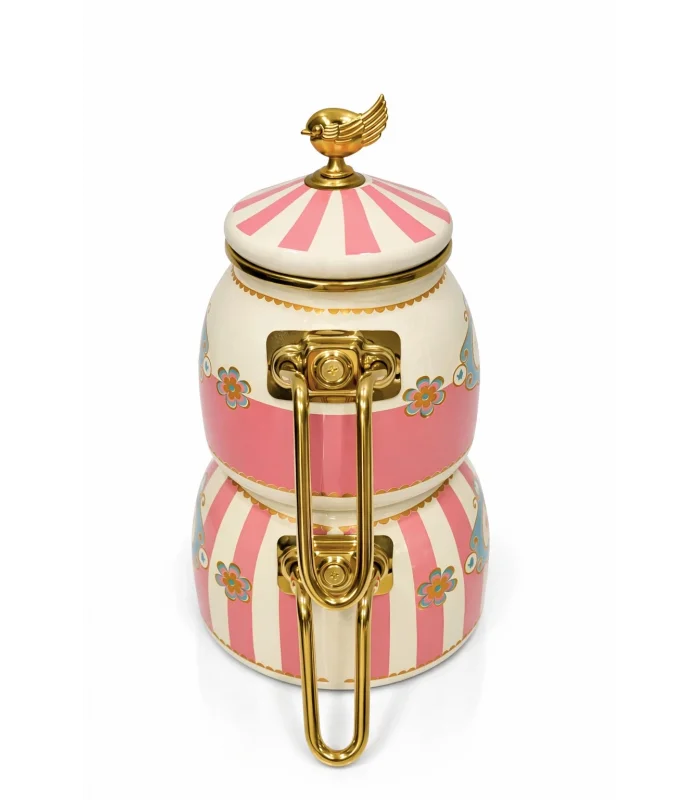 PR Home Alaria Pembe Rose Model Emaye Çaydanlık