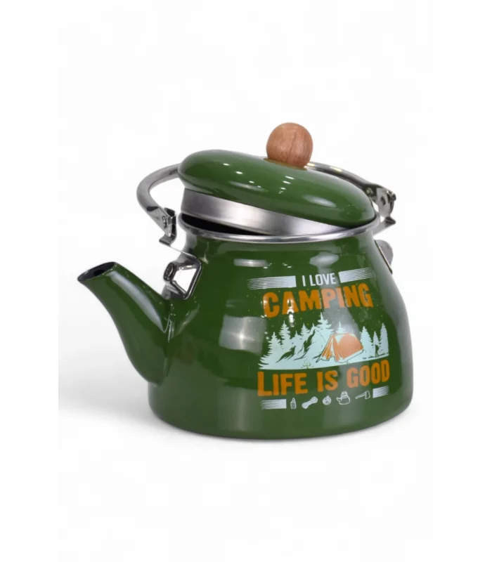 PR Home Camping Emaye Demlik Kettle Büyük 2.1 LT